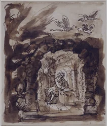 Alexander Pope nella sua grotta