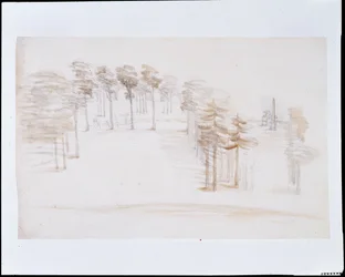 Chiswick, vista da un punto elevato sopra il Tempio del Giardino degli Aranci