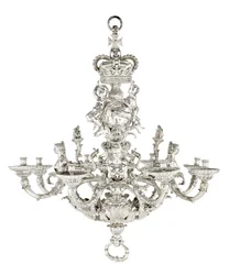 Il lampadario Givenchy reale di Hannover, 1736