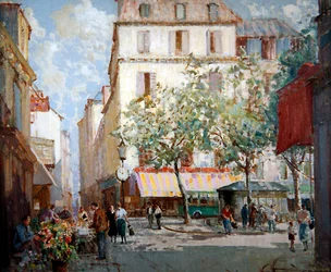 Una piazza a Parigi
