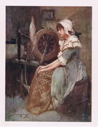 Ha lasciato la sua ruota e le vesti marroni di campagna