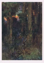 Quei boschi intricati dove gli uccelli dimenticavano di cantare, ma i pipistrelli silenziosi si aggrappavano in gruppi sonnolenti