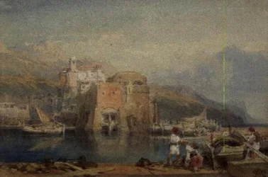Scena di porto siciliano