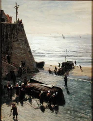 Traino della barca da pesca