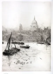 Navi e Gabbiani Sotto St Pauls