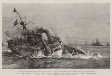 La Perdita della HMS Victoria, la Nave Ammiraglia che Affonda dopo essere stata Speronata dalla HMS Camperdown