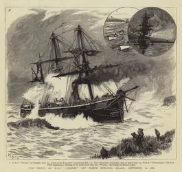 Il naufragio della HMS Phoenix al largo dell