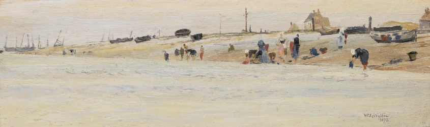 Lavandaie su una spiaggia