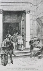 Ingresso della Borsa in Capel Court, 1891