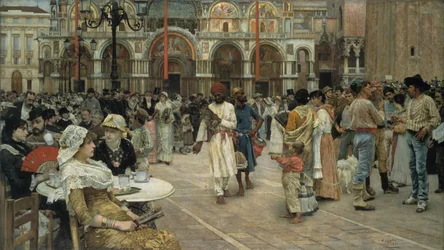 La piazza di San Marco, Venezia
