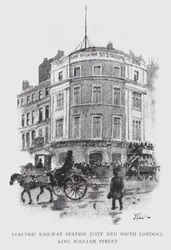 Stazione ferroviaria elettrica, City e South London, King William Street