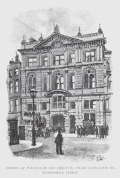 Uffici della Peninsular and Oriental Steam Navigation Co, Leadenhall Street
