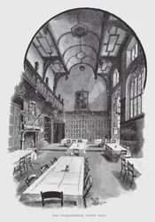 La sala da pranzo della Charterhouse