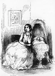 Illustrazione per Storia di Pendennis, le sue fortune e sfortune, i suoi amici e il suo più grande nemico, romanzo di William Makepeace Thackeray (1811-1863)