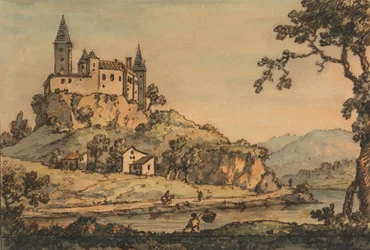 Castello che Domina un Fiume