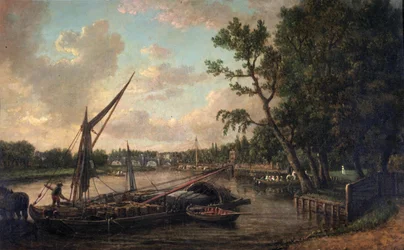 Richmond dalla riva del Surrey, c.1800