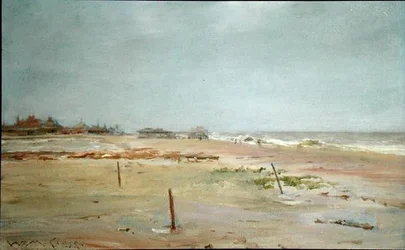 Scena di spiaggia