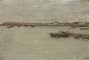 Giornata grigia sulla baia