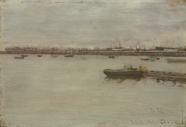 Giornata grigia sulla baia, c. 1886