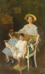 Gruppo di ritratti (Dorothy, Helen e Bob), ca. 1904