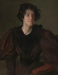 Studio di una giovane donna, c.1880-85