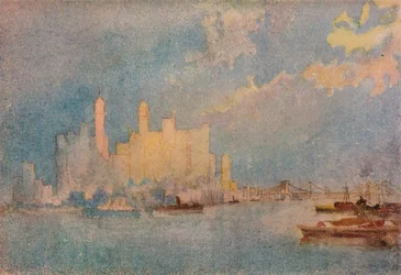 New York dal Sound, c. 1913