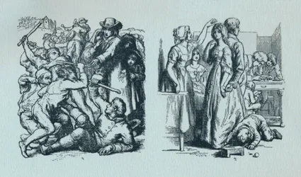 Illustrazioni per Il vicario di Wakefield di Goldsmith, c. 1800-1860, 1923