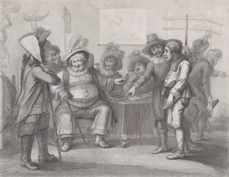 Falstaff alla chiamata alle armi di Justice Shallow, Shakespeare, Enrico IV, Parte..., 1 giugno 1792