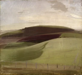 Sulle colline (paesaggio del Wiltshire) 1924