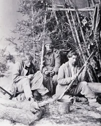 Vita del Trapper in Canada (foto)