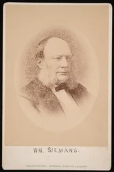 Ritratto di Carl Wilhelm Siemens, prima del 1876