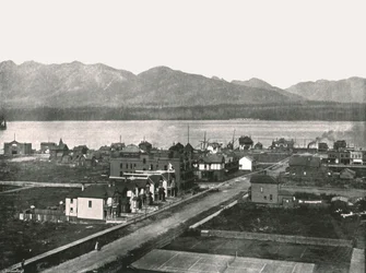 Il porto, Vancouver, Canada, 1895
