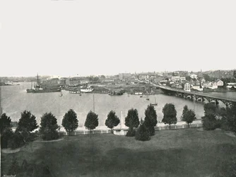 Veduta dagli Edifici Governativi, Victoria, Canada, 1895