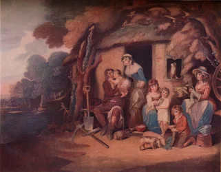 Il Contadino - Sabato Sera: Ritorno dal Lavoro, c1789