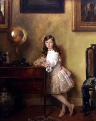 Miss Anne Harmsworth in un interno