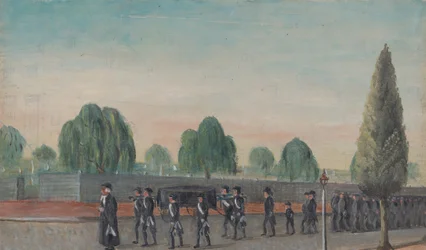 Processione funebre per adulti, 1870s
