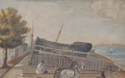 Cantiere navale di Berg, anni 1870