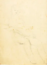 Figura maschile seduta
