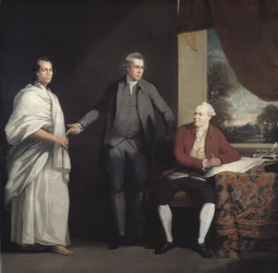 Omai, Joseph Banks e Dr Daniel Solander, c.1775