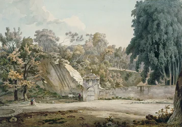 Portale del parco e fontana