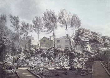 Il giardino a Strawberry Hill, c.1780