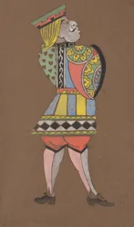 Costume del Fante di Cuori per Alice nel Paese delle Meraviglie