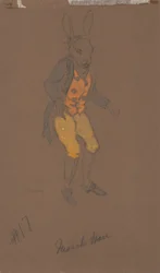 Lepre Marzolina (costume da Alice nel Paese delle Meraviglie, 1915)