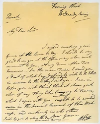 Lettera di William Pitt il Giovane, ottobre 1790