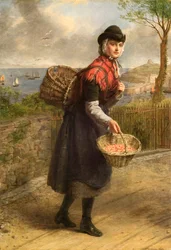 Venditore di gamberi di Tenby