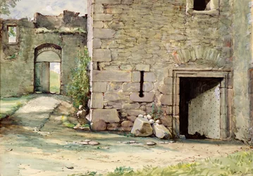 Il cancello ovest, Castello di Mains