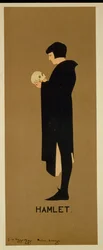 Riproduzione di un poster pubblicitario per il dramma 