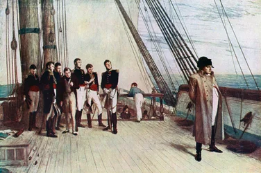 Napoleone a bordo del Bellerophon