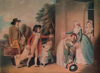 Dulce Domum o il ritorno da scuola, 1790, 1919