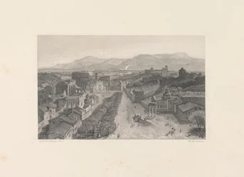 Il Foro Romano dalla Torre del Campidoglio